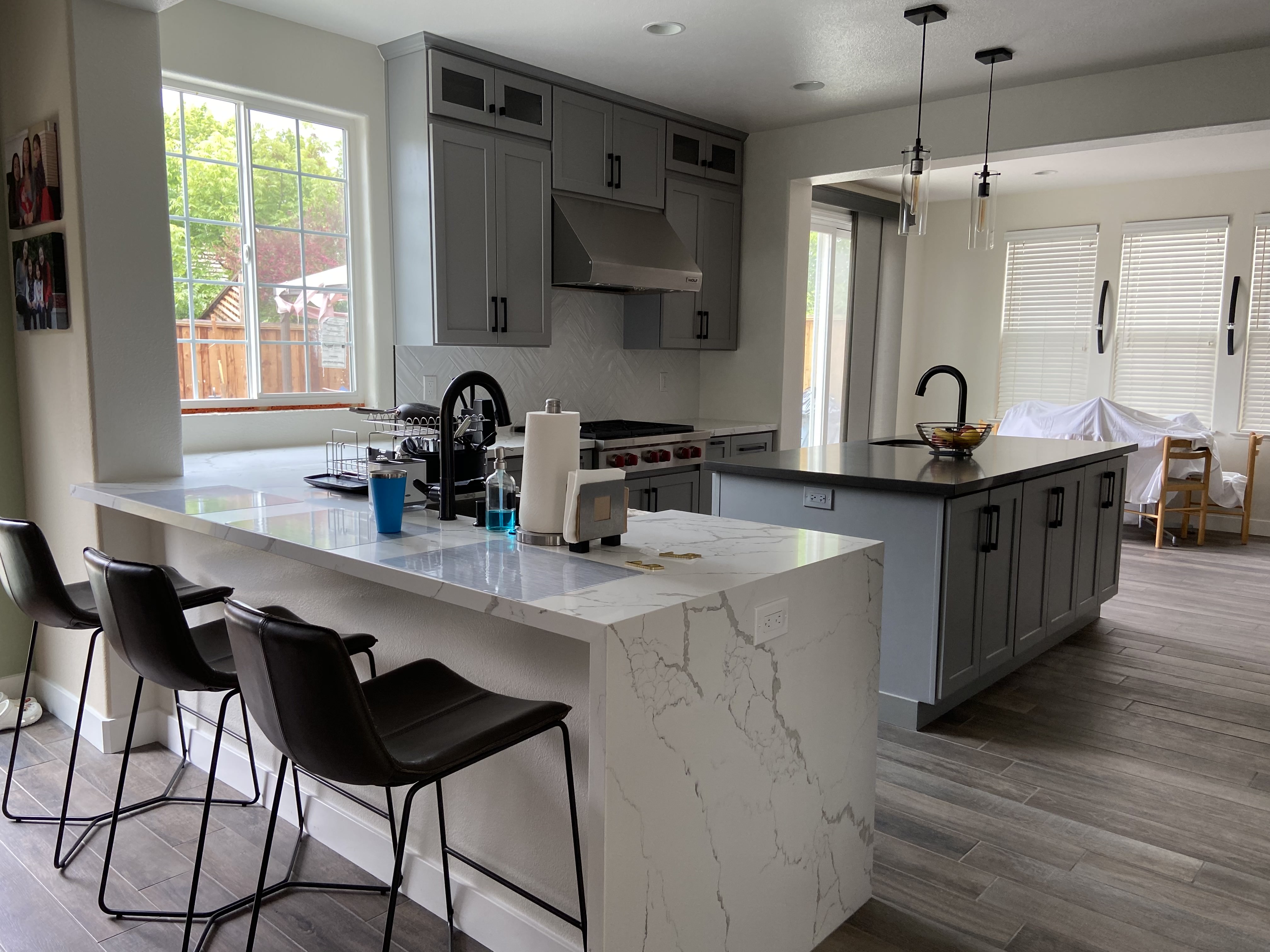 Modern Gray Shaker Kitchen